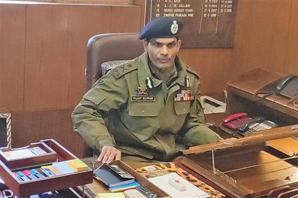 IGP Kashmir Vijay Kumar