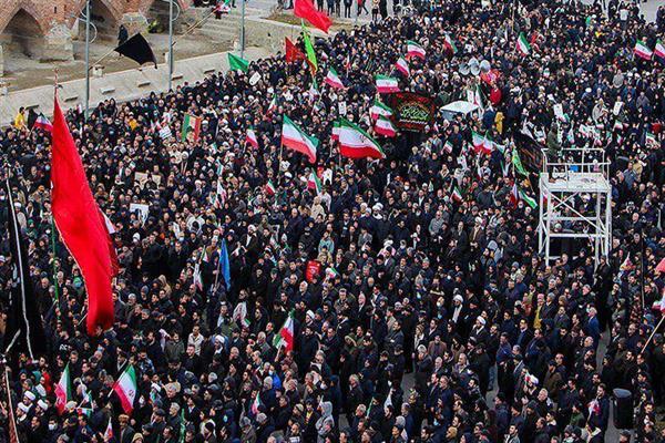 Iranians gather to show support for the Islamic Republic regime
