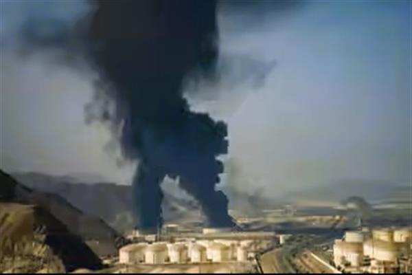 An oil facility in the UAE struck in an airstrike